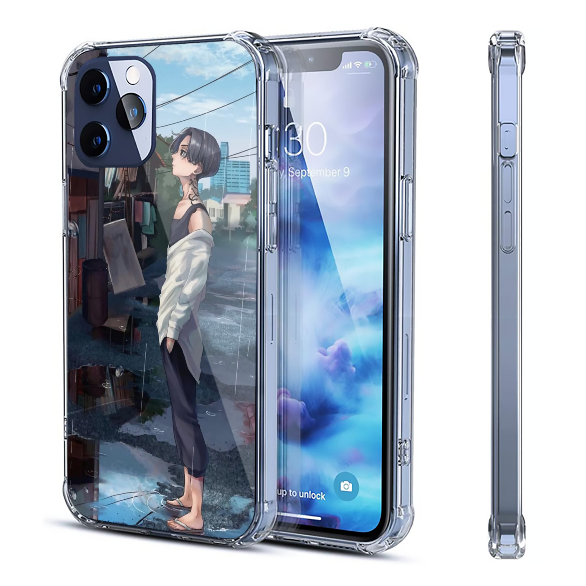 （画像用） 東京リベンジャーズ Tokyo Revengers 【iPhone 12シリーズ対応】透明スマホケース（クリアソフトケース）